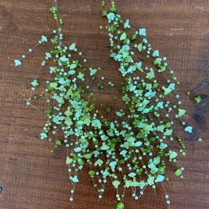 NECKLACE| beaded| cascade| strings| choker